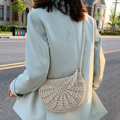 Nahia™ | Sac Épaule Crochet Bohème