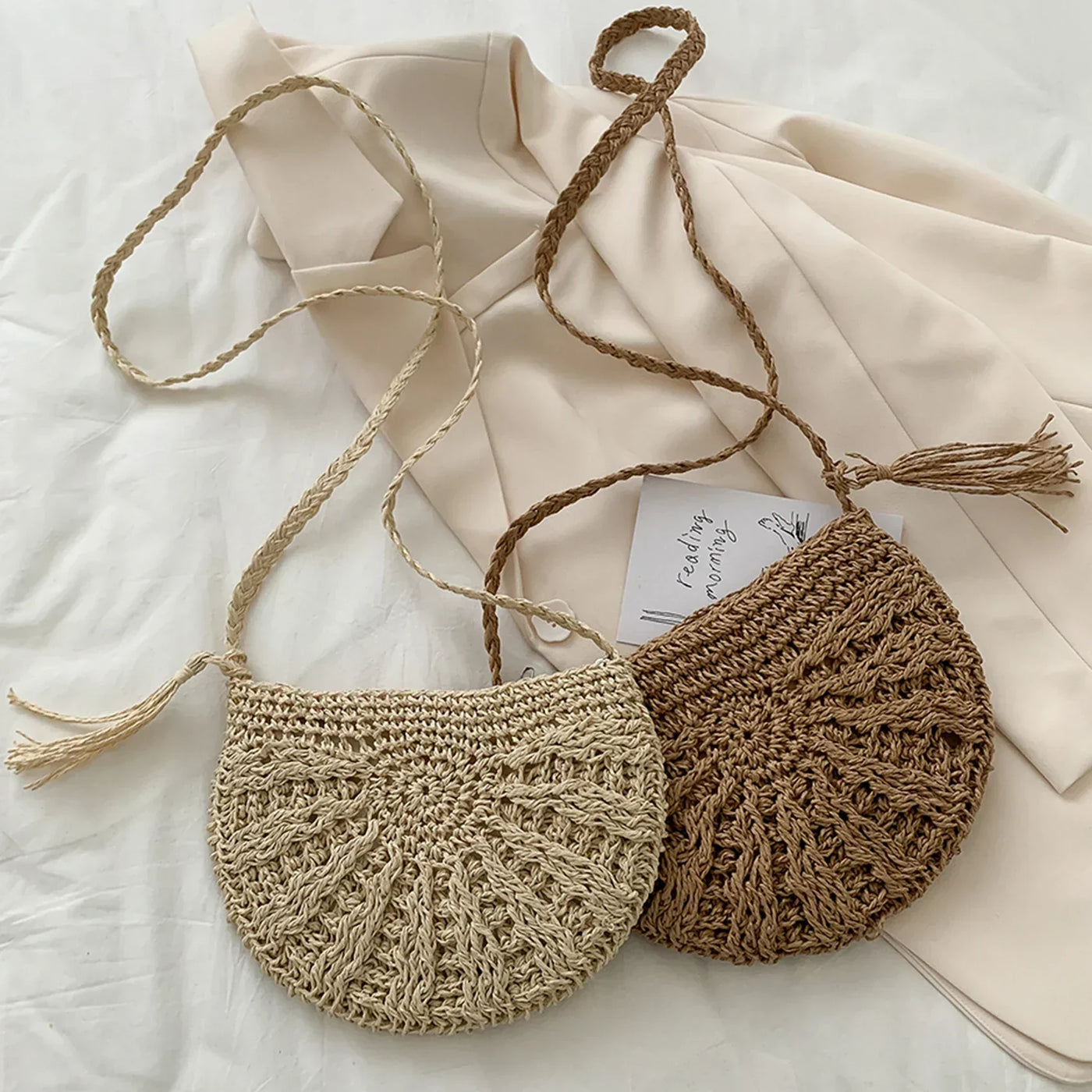 Nahia™ | Sac Épaule Crochet Bohème