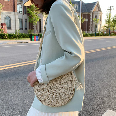 Nahia™ | Sac Épaule Crochet Bohème