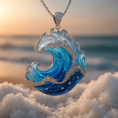 Zephira™ | Collier Éclatant des Vagues