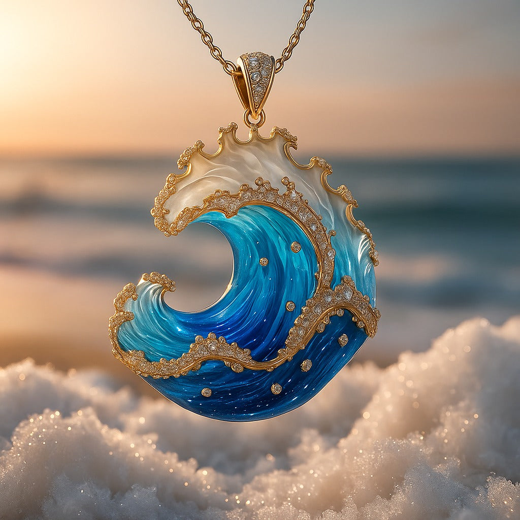 Zephira™ | Collier Éclatant des Vagues