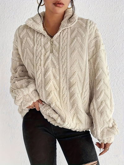 Millie™ | Pull Tricot Demi-Zip