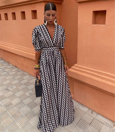 Enrika™ | Robe d'Été à Imprimé Ethnique