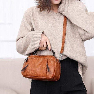 Solène™ | Mini Sac Cognac