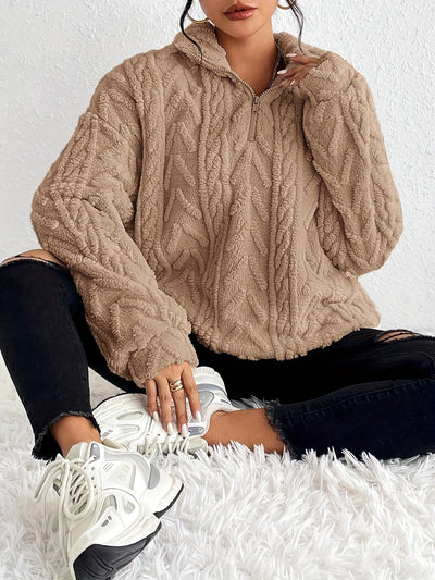 Millie™ | Pull Tricot Demi-Zip