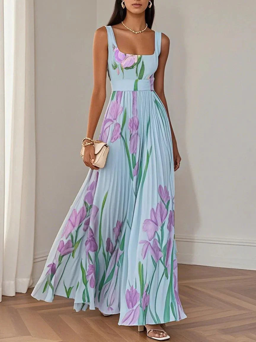 Liviane™ | Robe Plissée Maxi