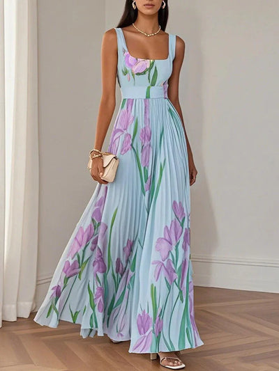 Liviane™ | Robe Plissée Maxi