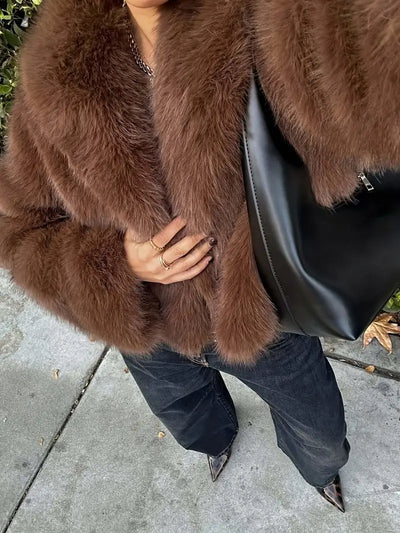 Élodie™ | Manteau Fourrure