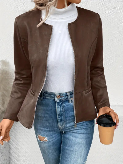 Isolde™ | Veste Slim Fit Zippée