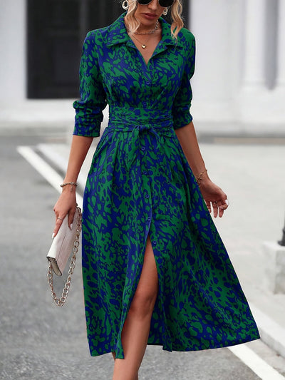 Anaëlle™ | Robe Chemise Ceinturée
