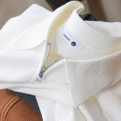 Henri™ | Polo en Maille Waffle