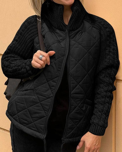 Victoria™ | Veste en Fausse Laine Tricotée
