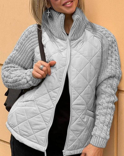 Victoria™ | Veste en Fausse Laine Tricotée