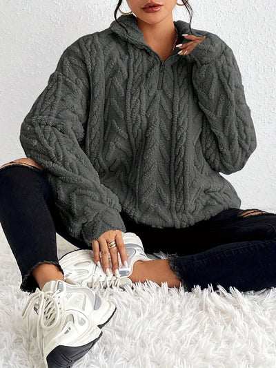 Millie™ | Pull Tricot Demi-Zip
