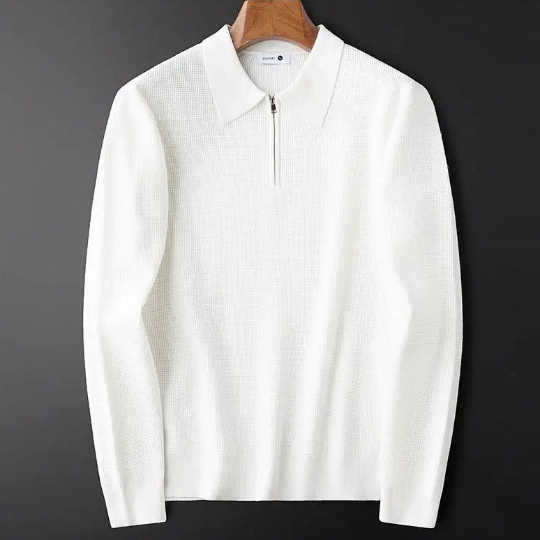 Henri™ | Polo en Maille Waffle