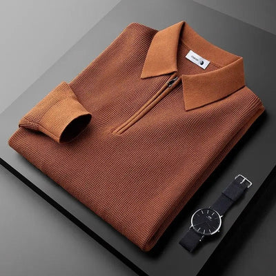 Henri™ | Polo en Maille Waffle