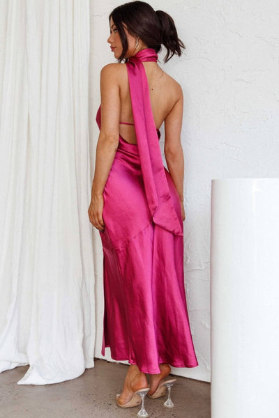 Chloe™ | Robe Midi en Soie de Luxe avec Col Américain