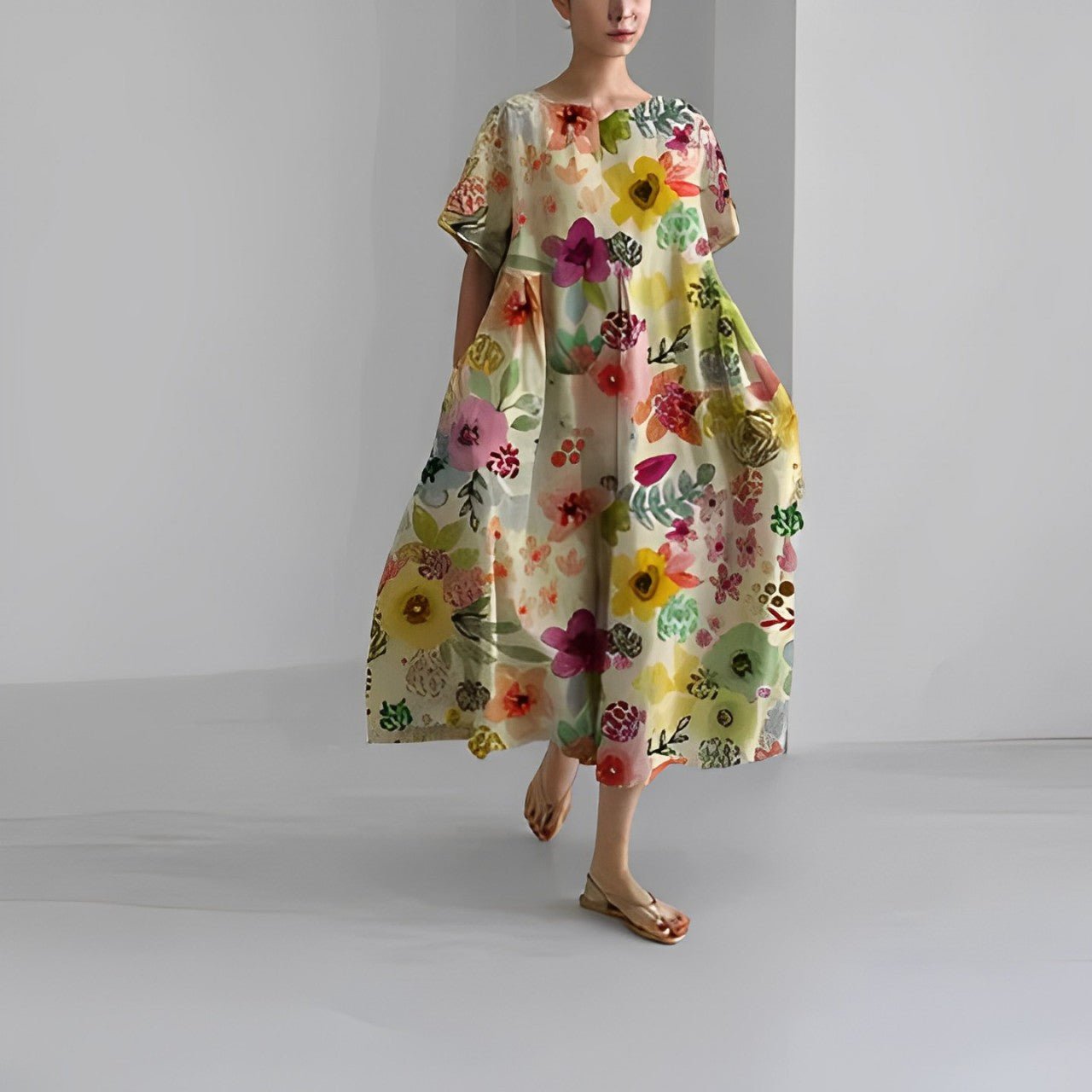 Imprimé fleuri (Presque épuisé) / 4XL