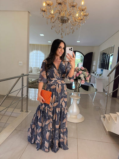 Claudia™ | Robe Longue Fleurie