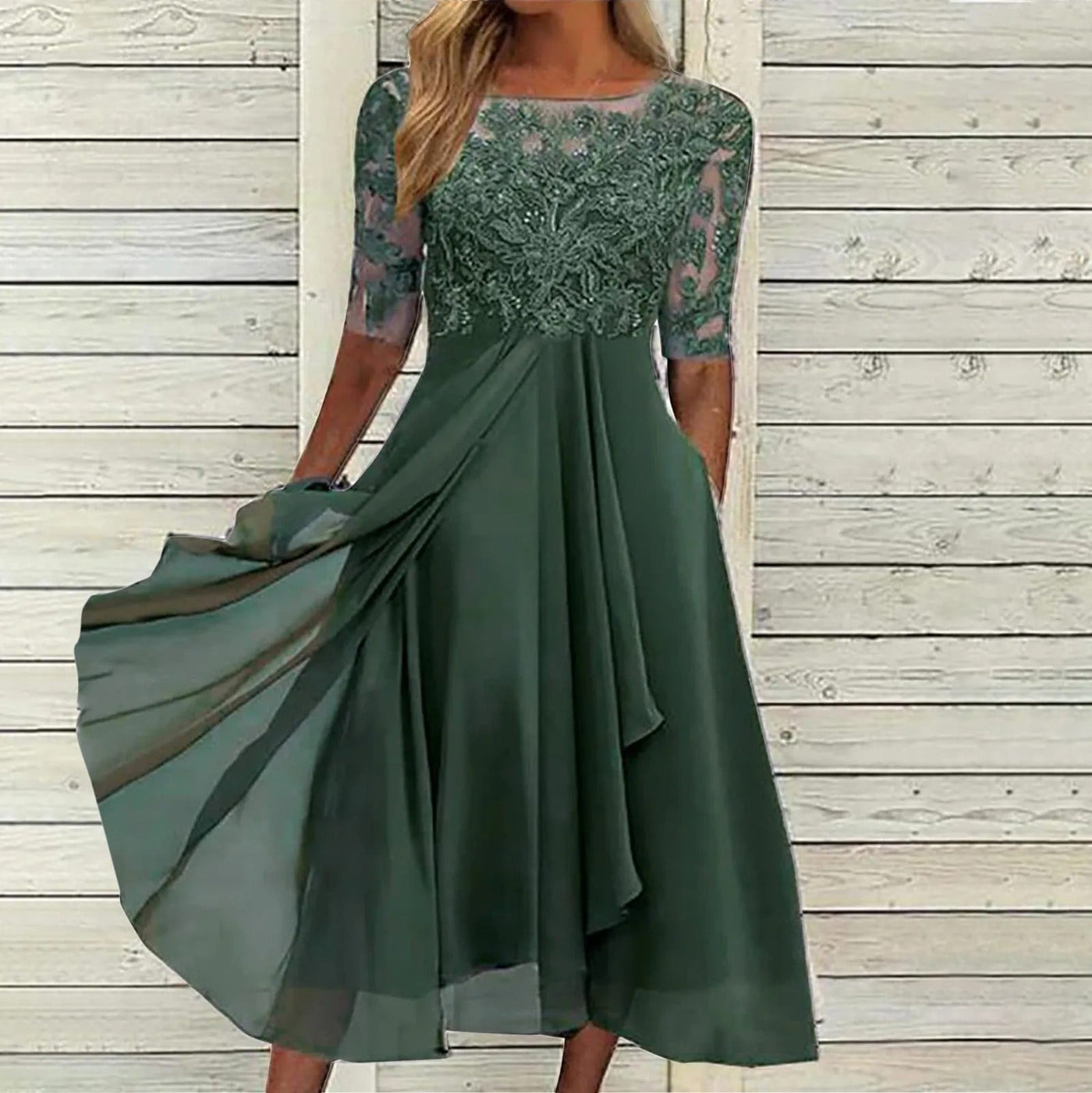Margherita™ | Robe en Dentelle Élégante