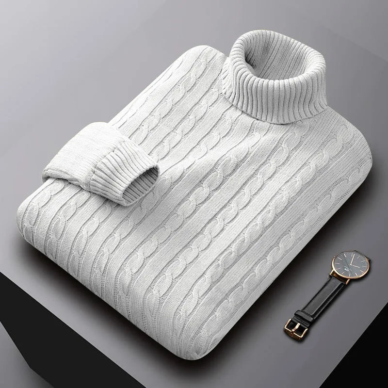 Gus™ | Pull Col Roulé Classique
