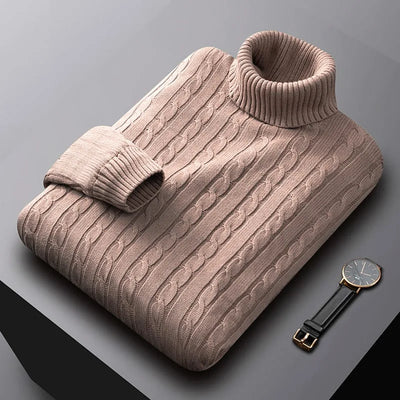 Gus™ | Pull Col Roulé Classique