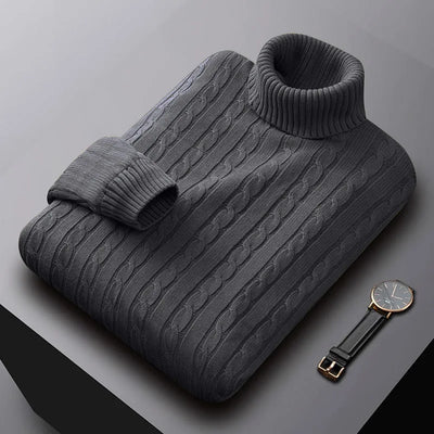 Gus™ | Pull Col Roulé Classique