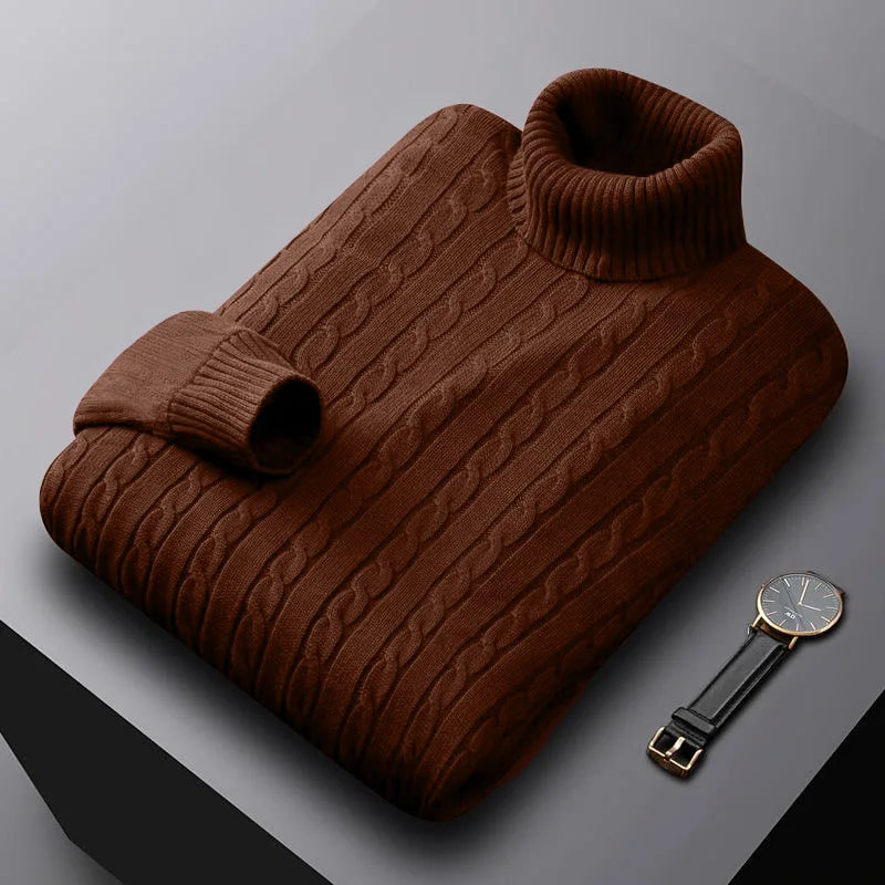 Gus™ | Pull Col Roulé Classique