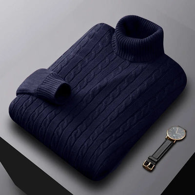 Gus™ | Pull Col Roulé Classique