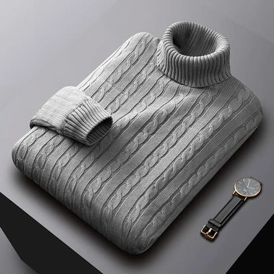 Gus™ | Pull Col Roulé Classique