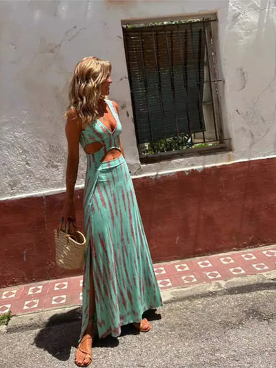 Élina™ | Robe Fendue Confort Stretch
