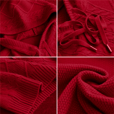 Emily™ | Pull à Capuche Torsadé