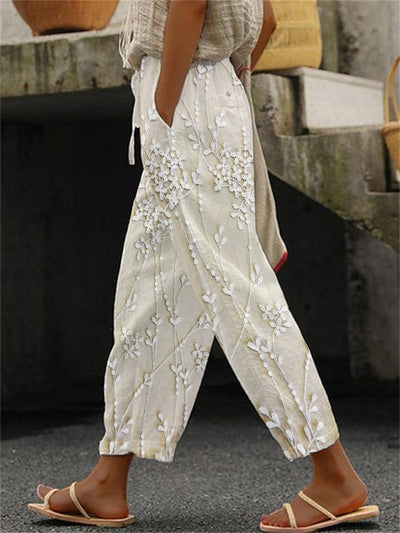 Aviora™ | Pantalon Imprimé Vigne