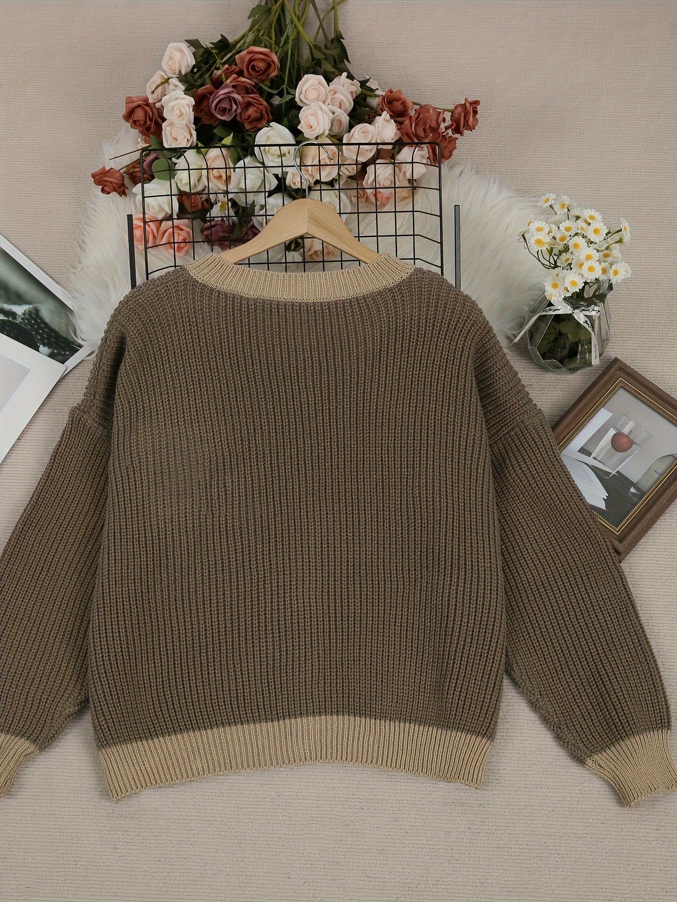 Marcelline™ | Manteau Maille Poches