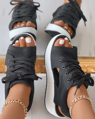 Nursel™ | Sandales à Lanières Sport