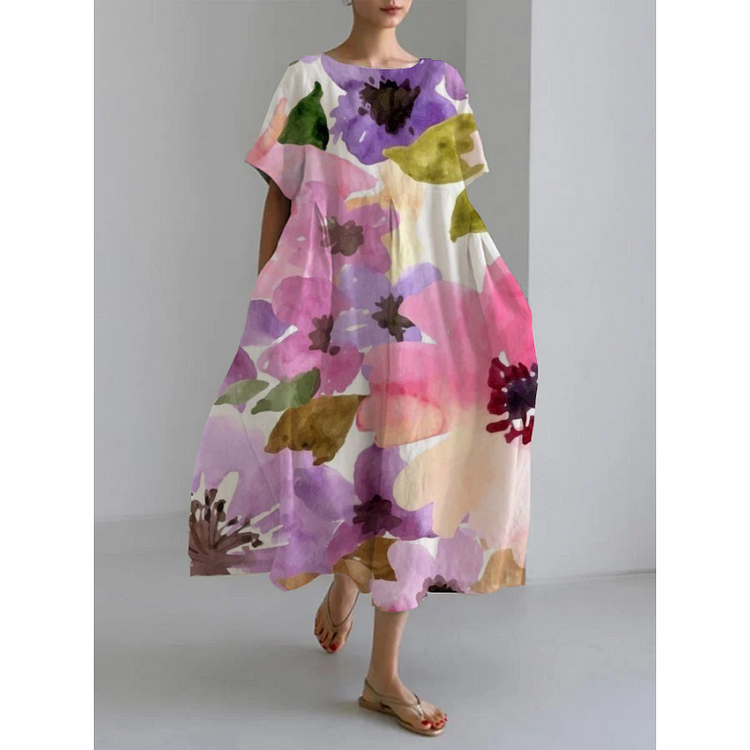 Imprimé fleuri / 4XL