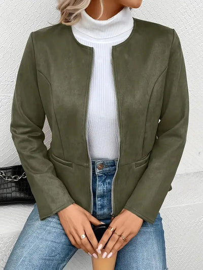 Isolde™ | Veste Slim Fit Zippée