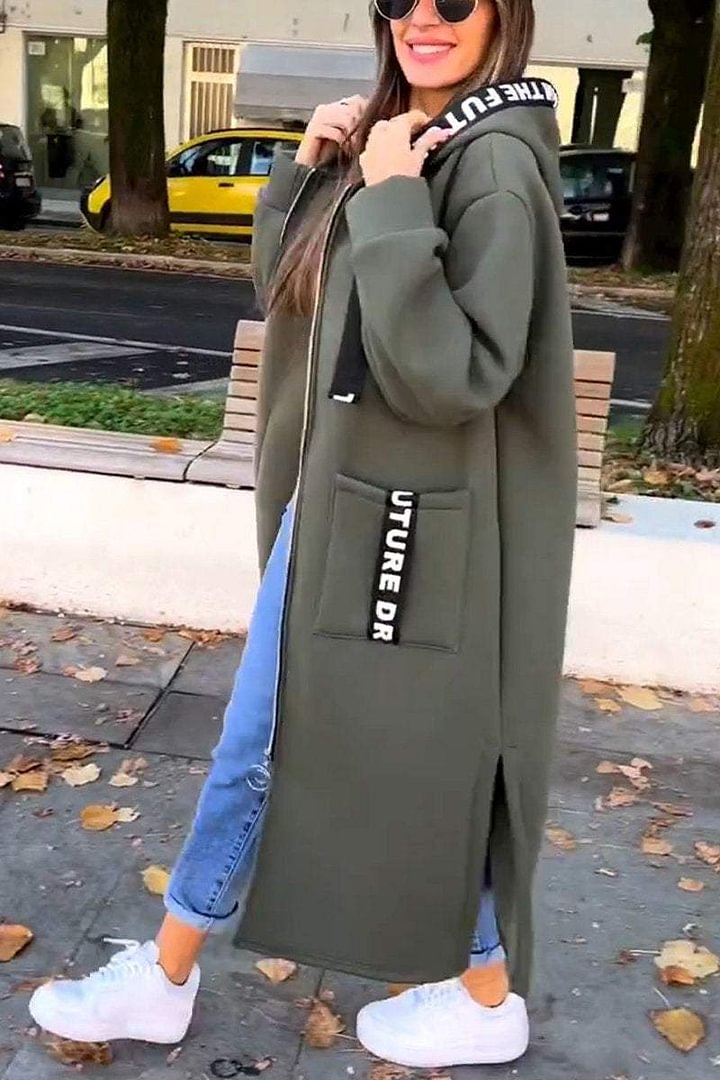Roxane™ | Sweat Long à Capuche