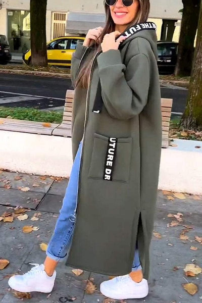 Roxane™ | Sweat Long à Capuche