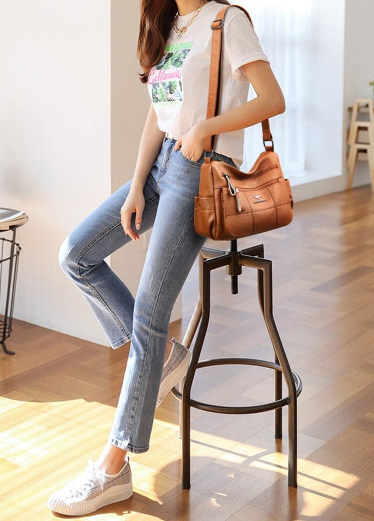 Léonie™ | Sac Bandoulière à Compartiments