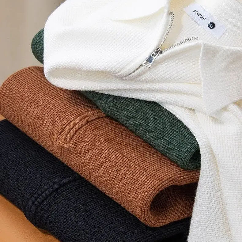 Henri™ | Polo en Maille Waffle