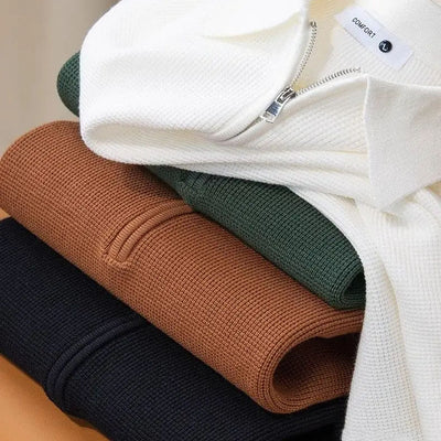 Henri™ | Polo en Maille Waffle