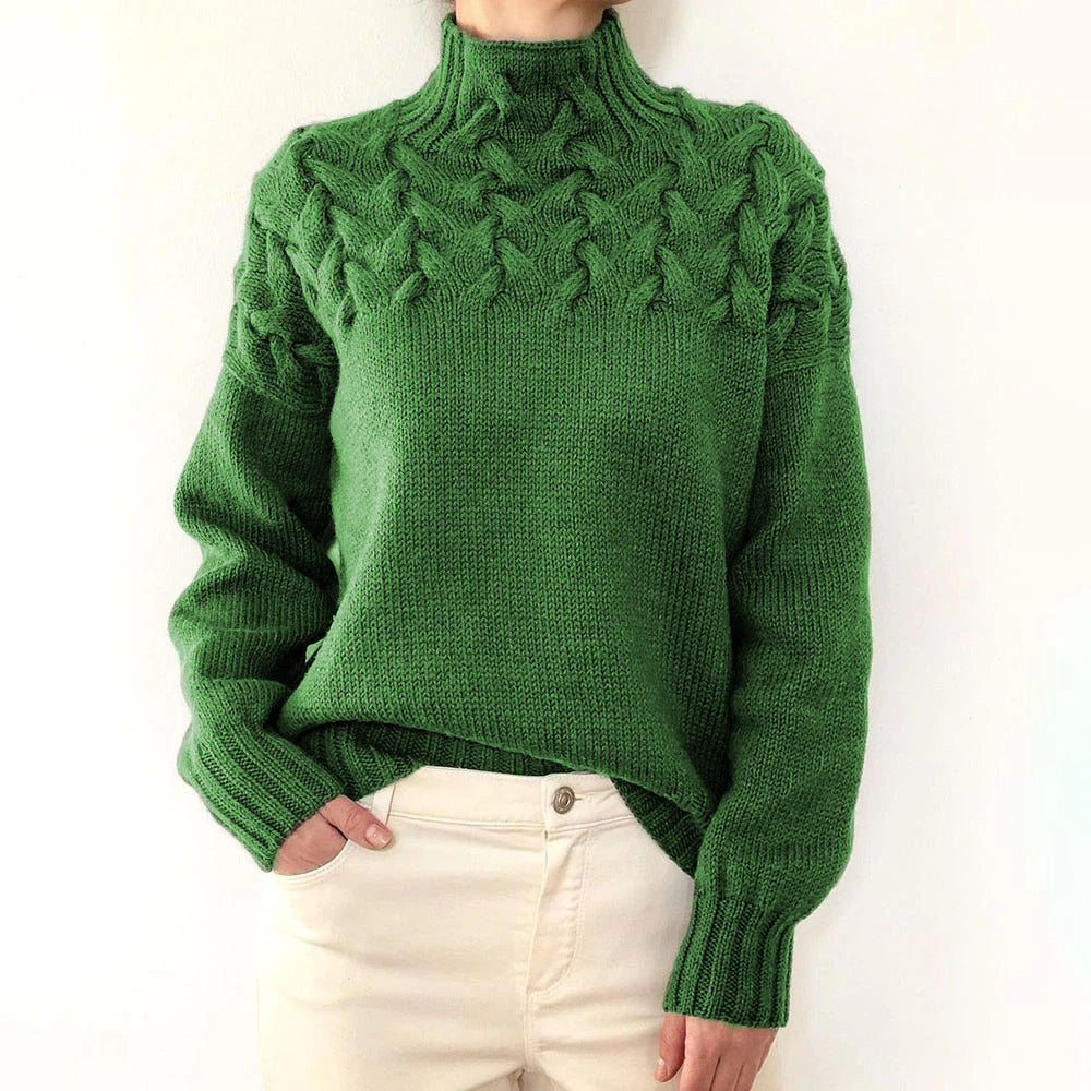 Elena™ | Pull Col Roulé