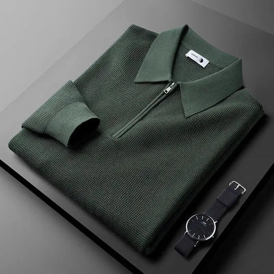 Henri™ | Polo en Maille Waffle