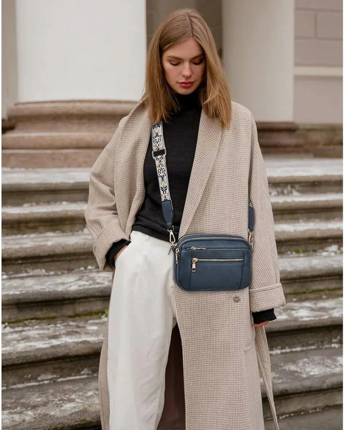 Isaure™ | Sac Bandoulière à Sangle Colorée