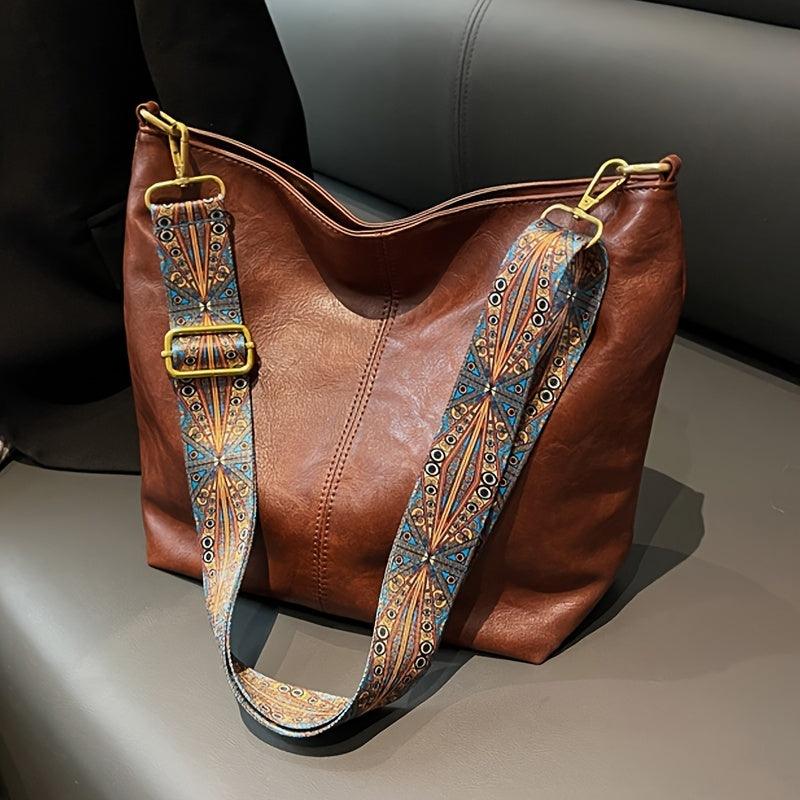 Énora™ | Sac Épaule avec Sangle Motif