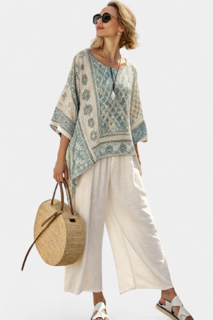 Solène™ | Ensemble Boho Bleu