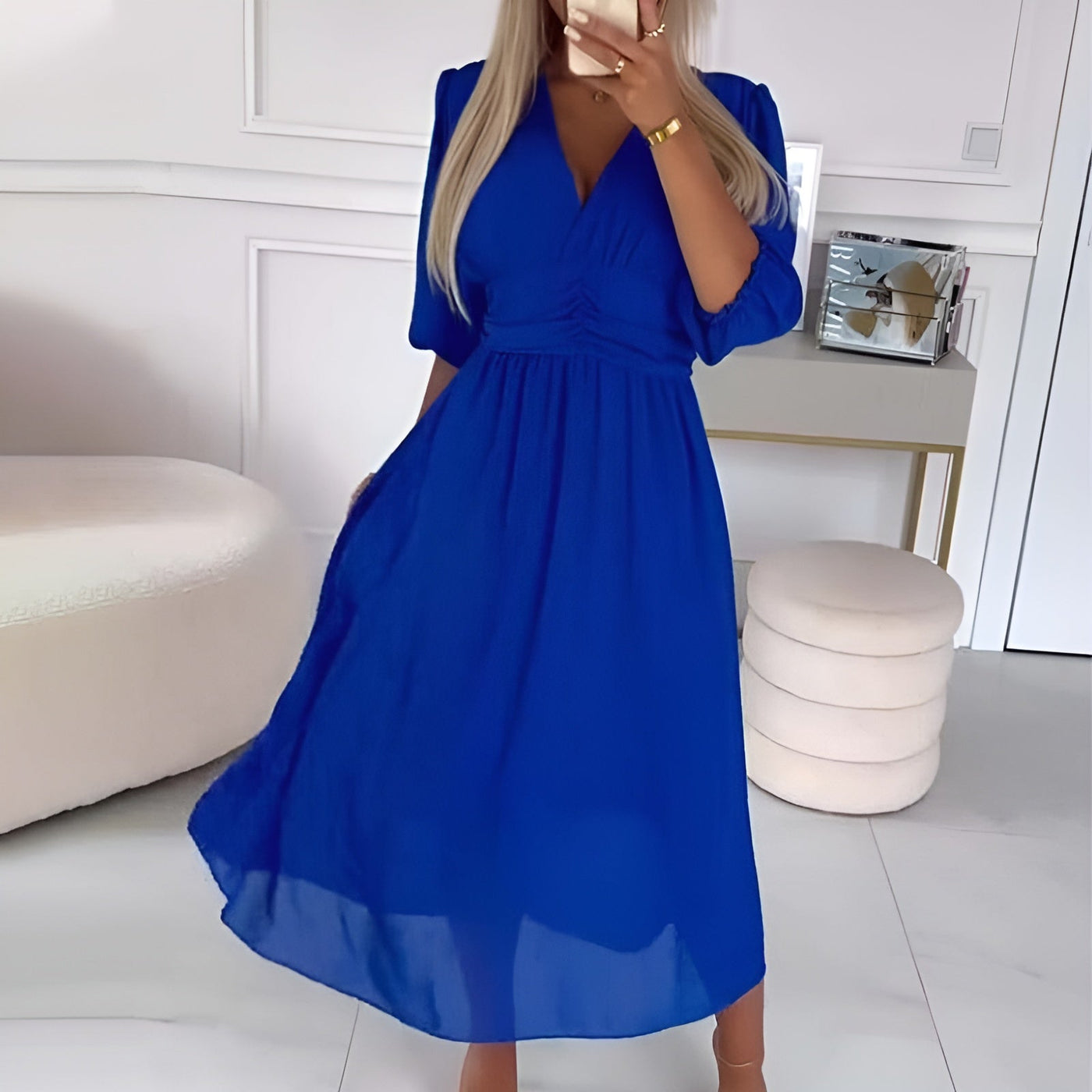 Abigail™ | Robe Légère en Mousseline de Soie