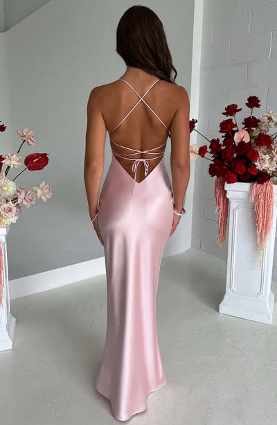 Isabelle™ | Maxi Robe en Satin de Luxe