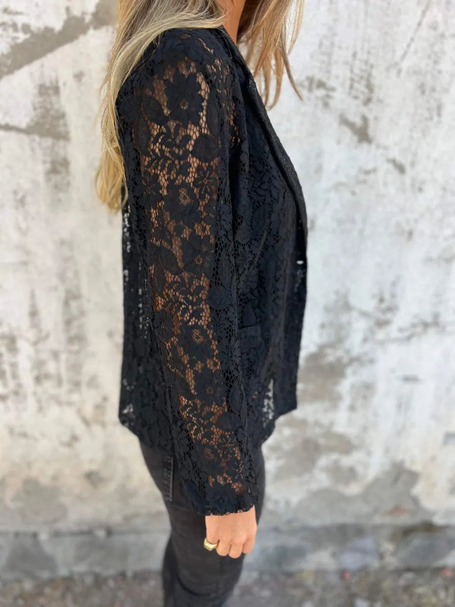 Ivy™ | Blazer en Dentelle Élégante